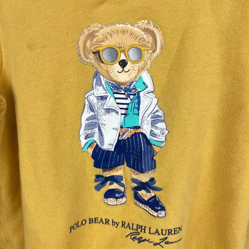 Ralph Lauren Polo Bear Sweatshirt Golden Yellow 6